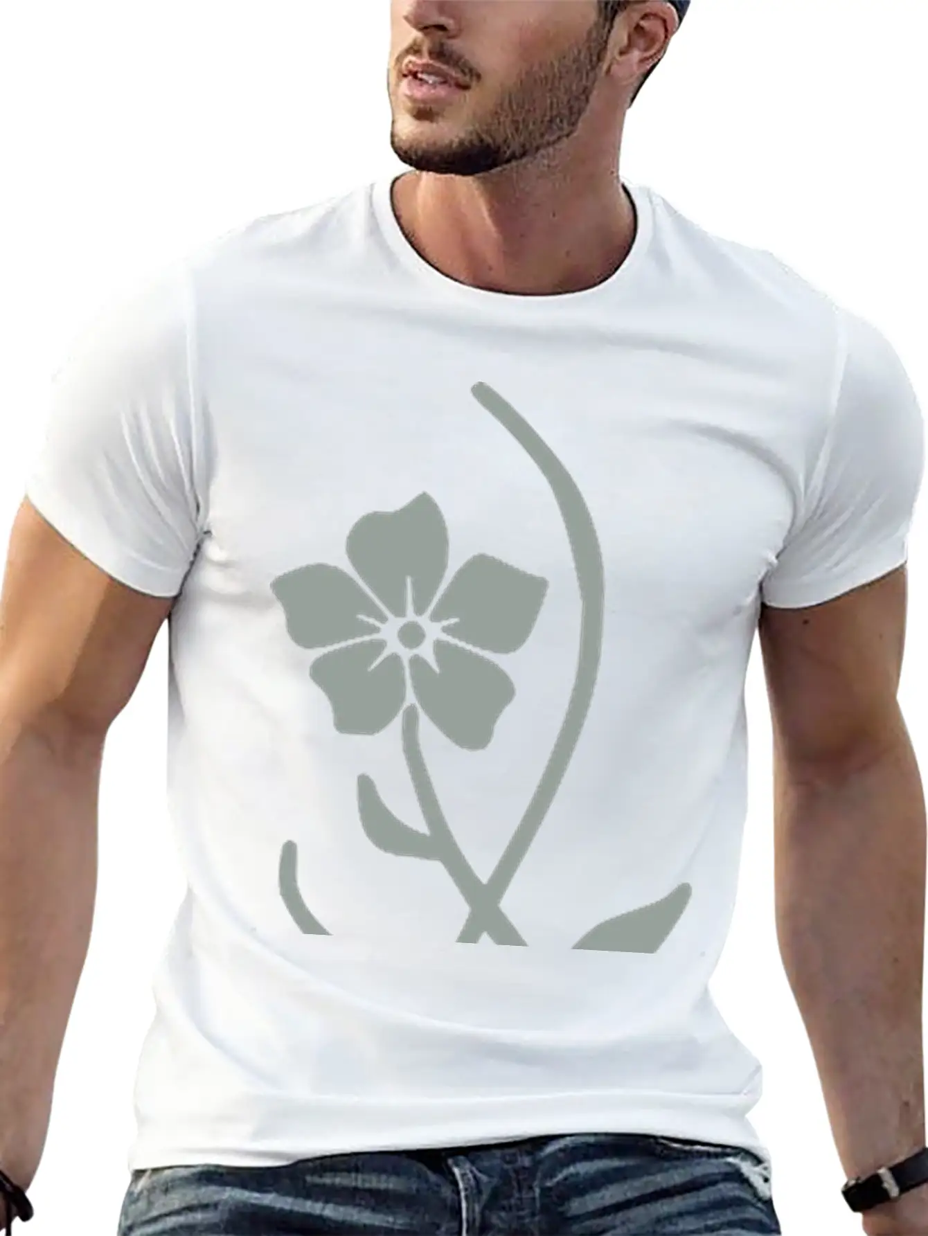 Flower 9_ Breathable Graphic T-Shirt – Perfect For Casual Days
