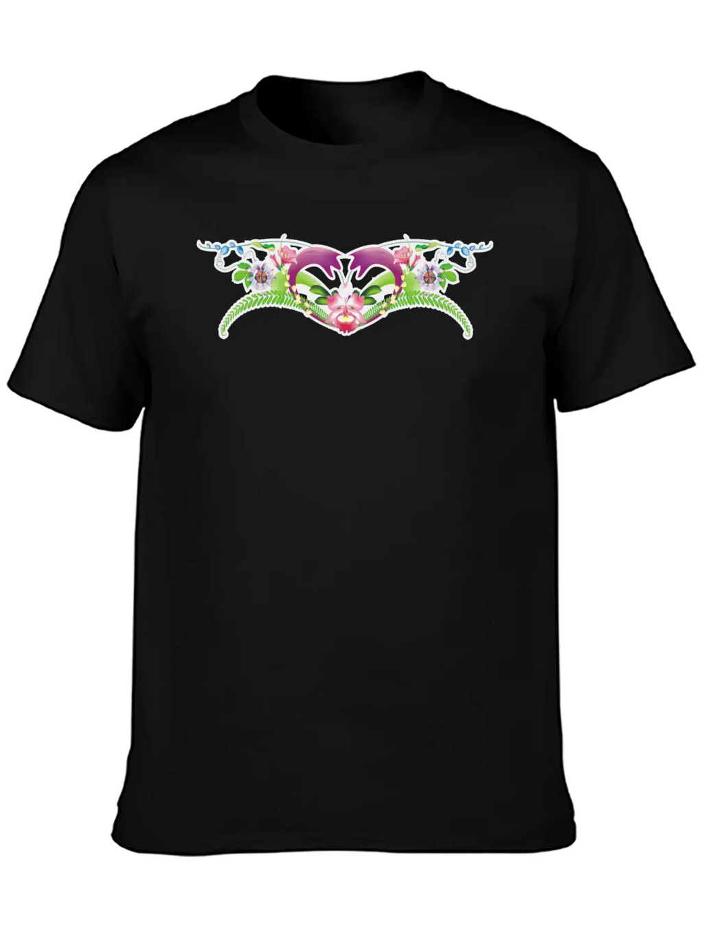 Flower Bib Stylish Everyday T-Shirt – Unisex Basic Cotton Tee