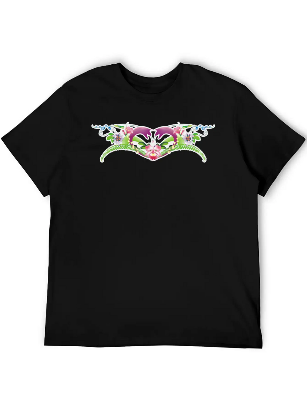 Flower Bib Stylish Everyday T-Shirt – Unisex Basic Cotton Tee