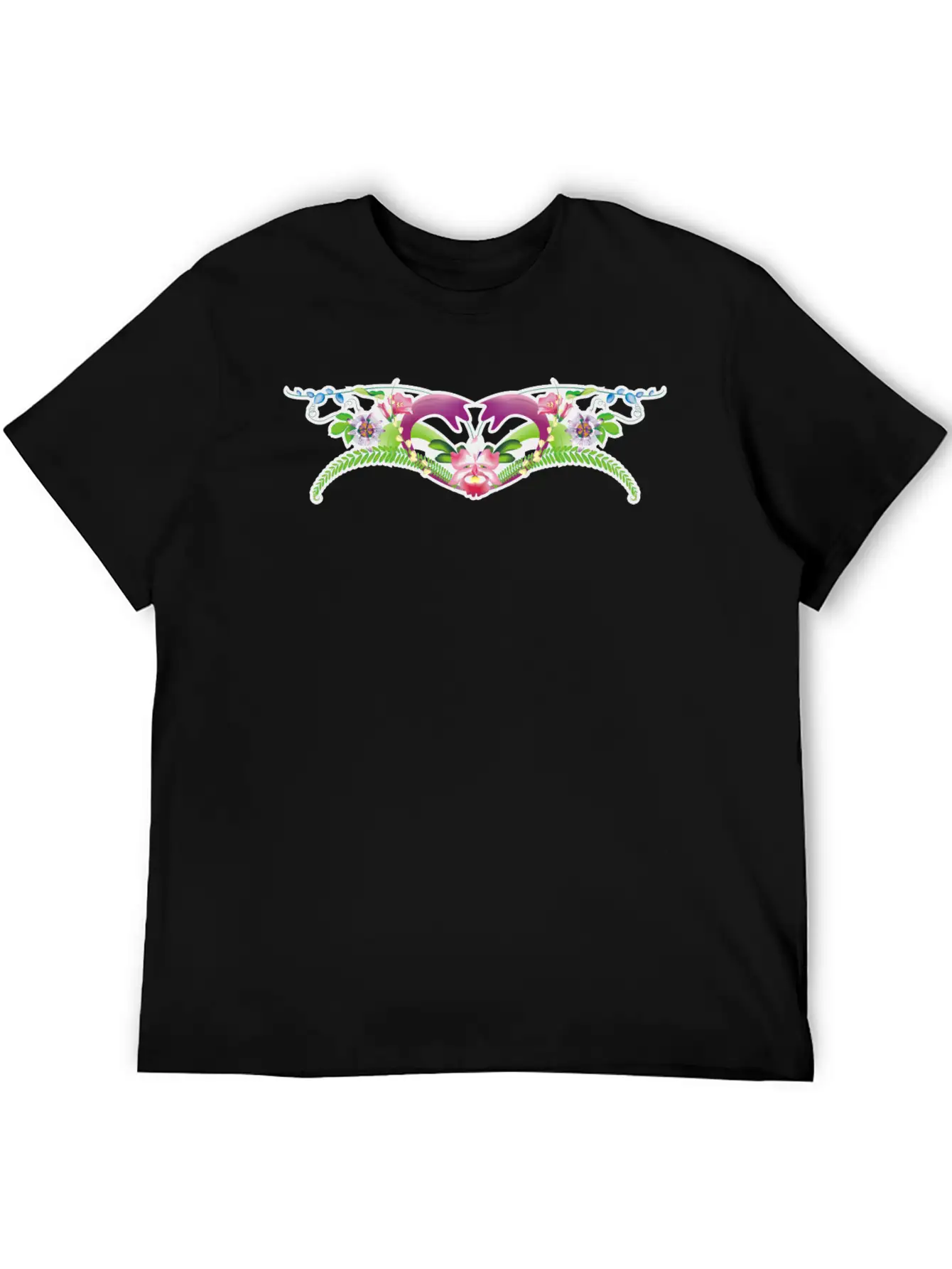 Flower Bib Stylish Everyday T-Shirt – Unisex Basic Cotton Tee