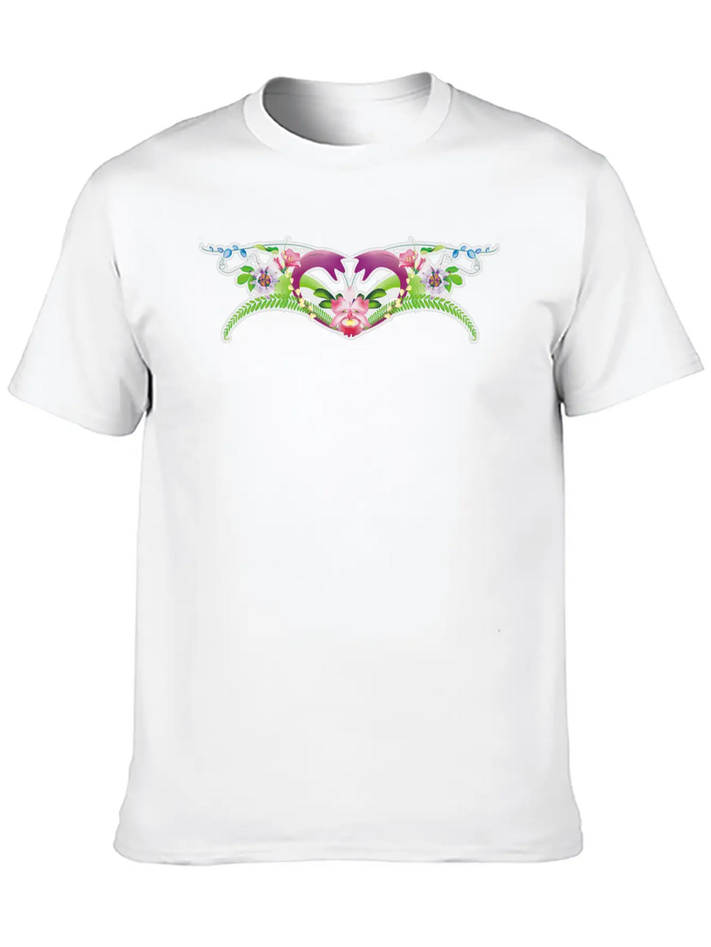 Flower Bib Stylish Everyday T-Shirt – Unisex Basic Cotton Tee