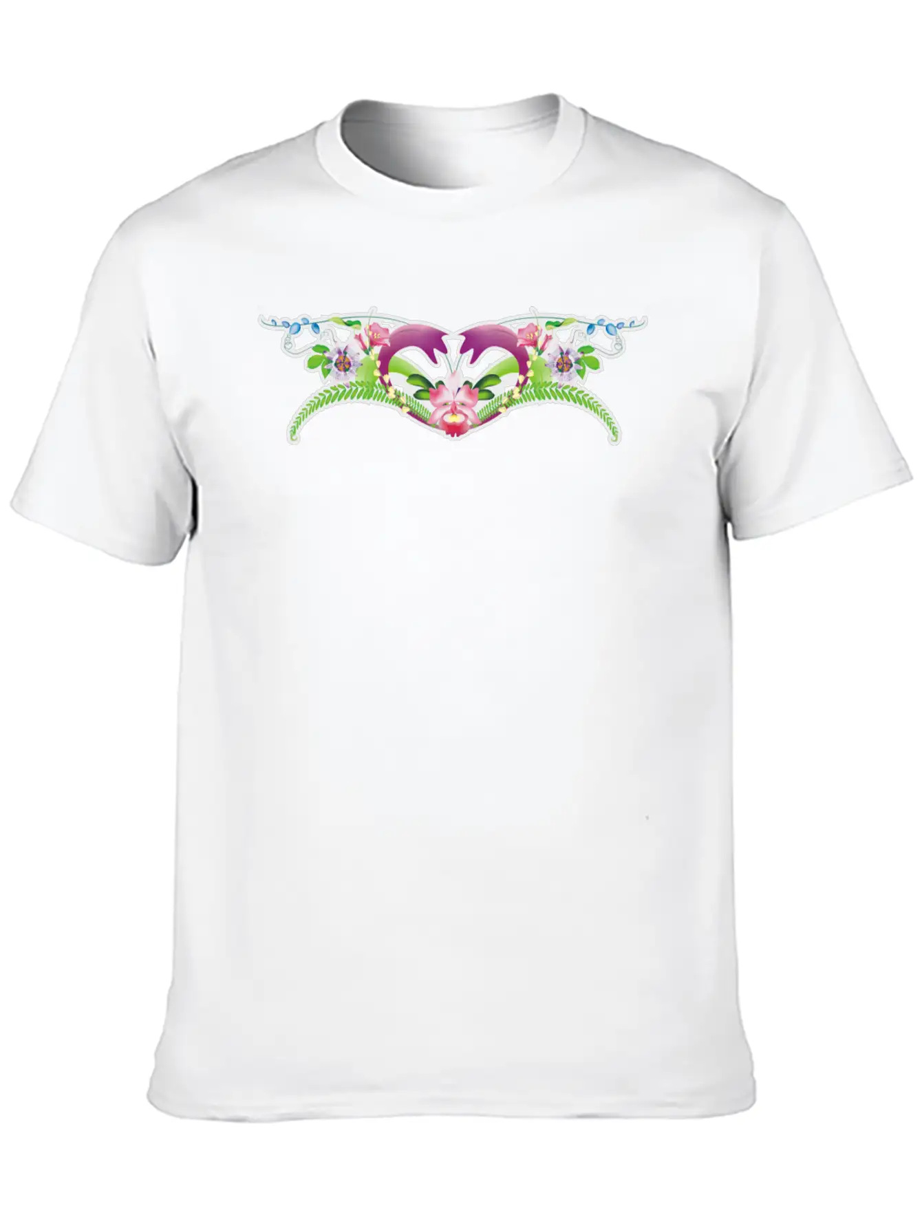 Flower Bib Stylish Everyday T-Shirt – Unisex Basic Cotton Tee