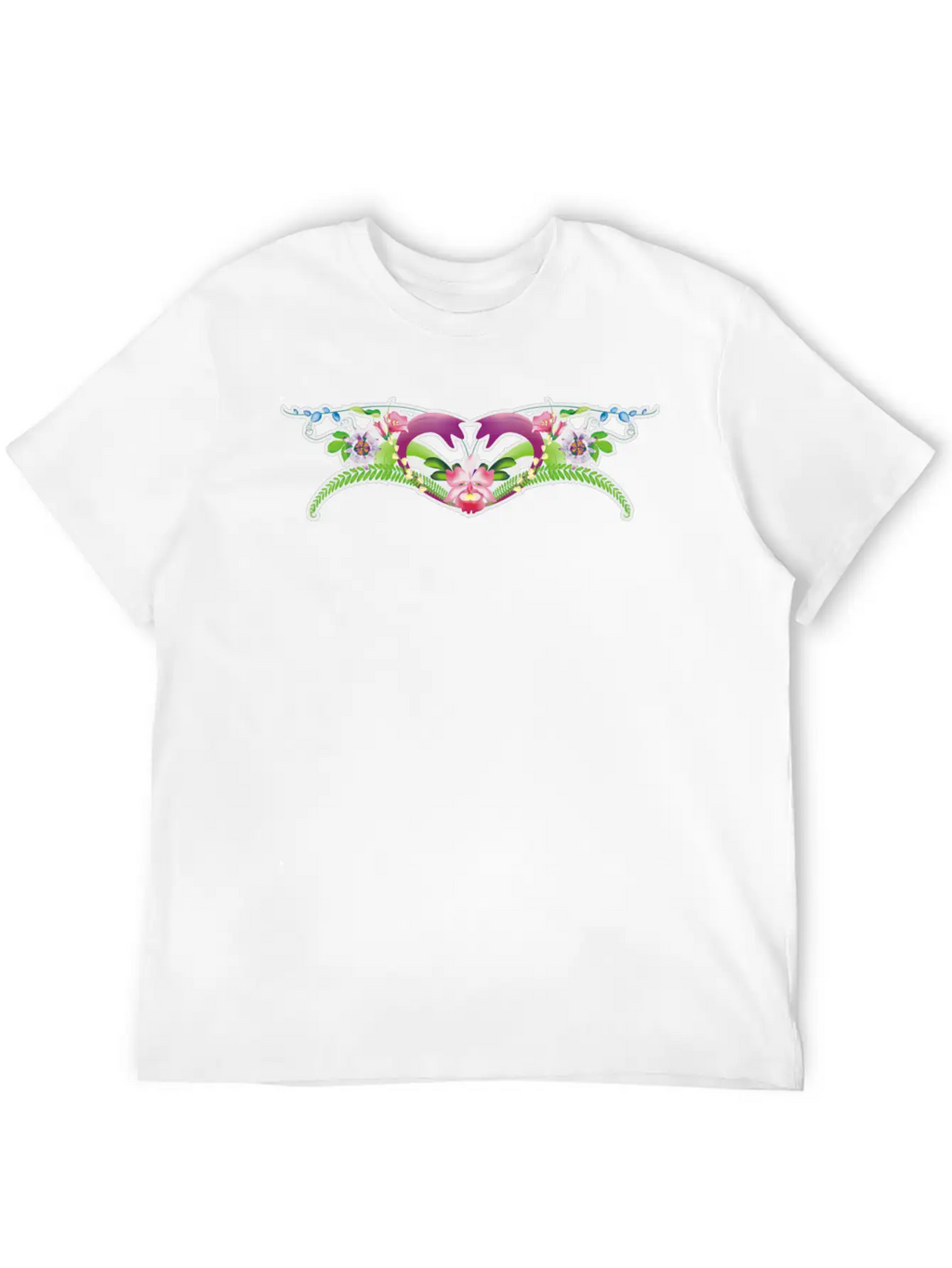 Flower Bib Stylish Everyday T-Shirt – Unisex Basic Cotton Tee
