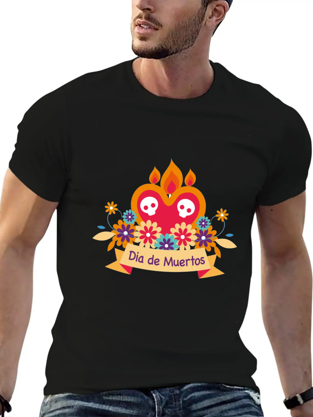 Flower Breathable Graphic T-Shirt – Perfect For Casual Days