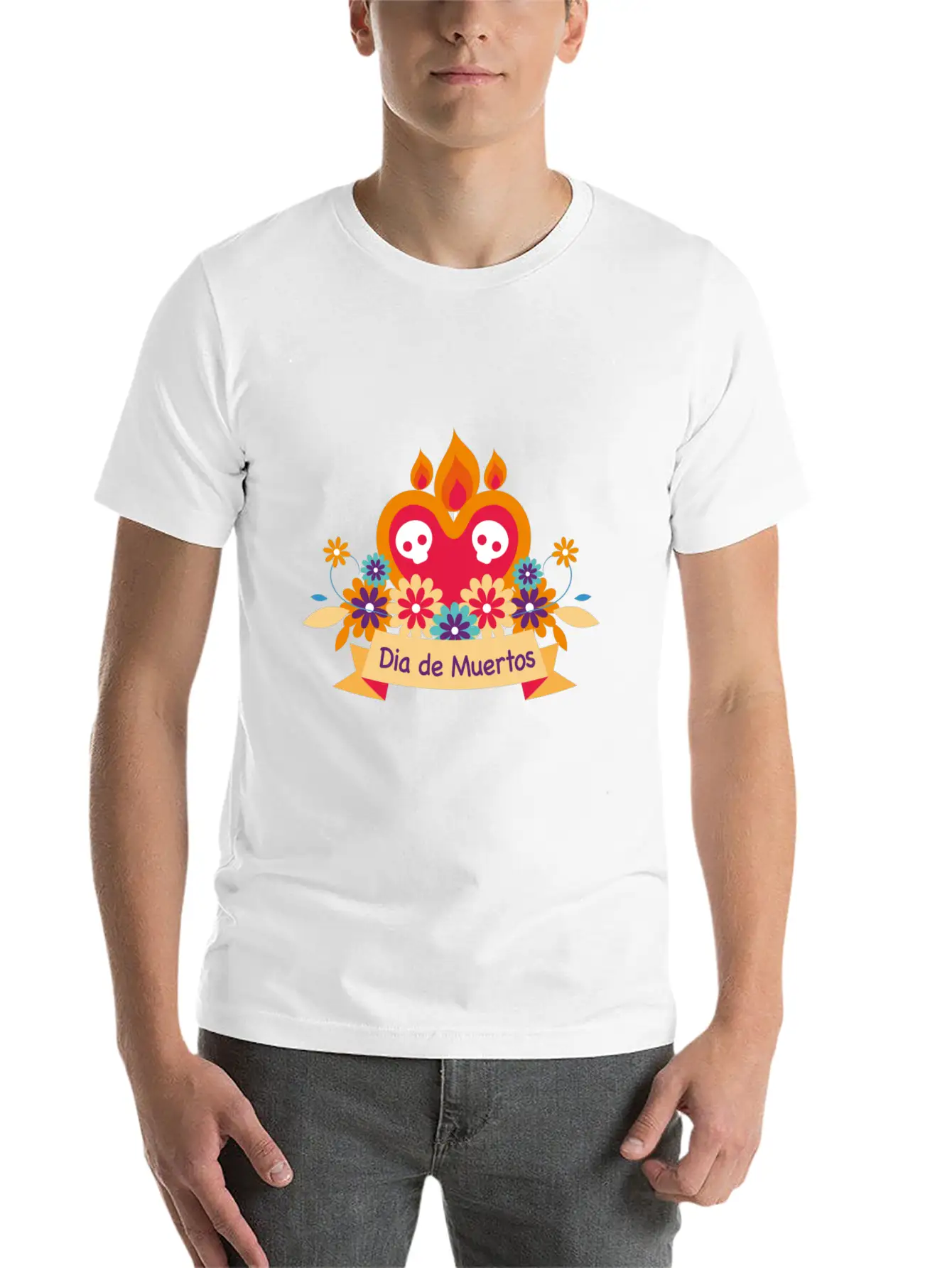 Flower Breathable Graphic T-Shirt – Perfect For Casual Days