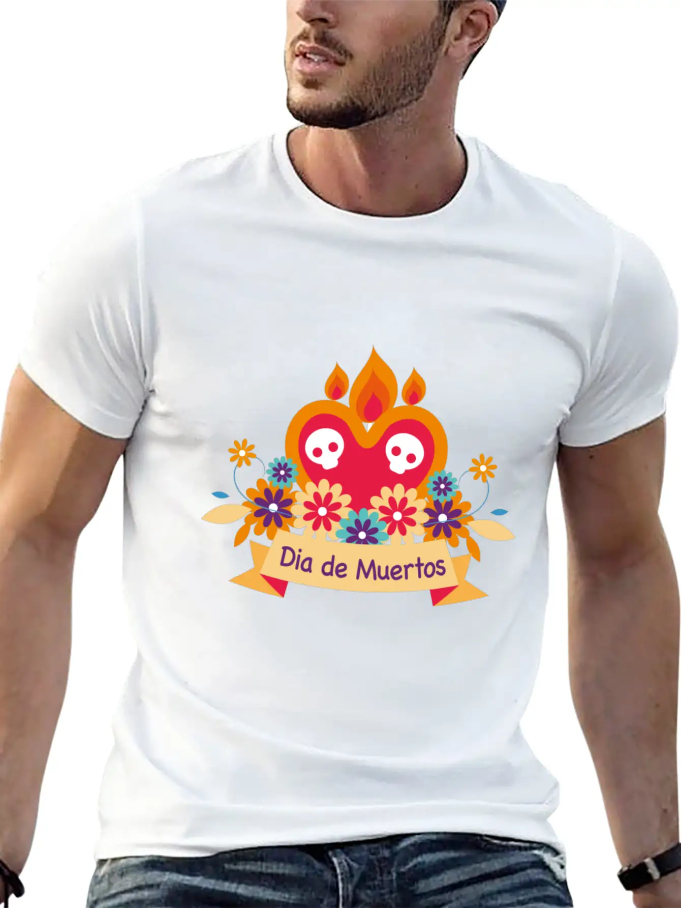 Flower Breathable Graphic T-Shirt – Perfect For Casual Days
