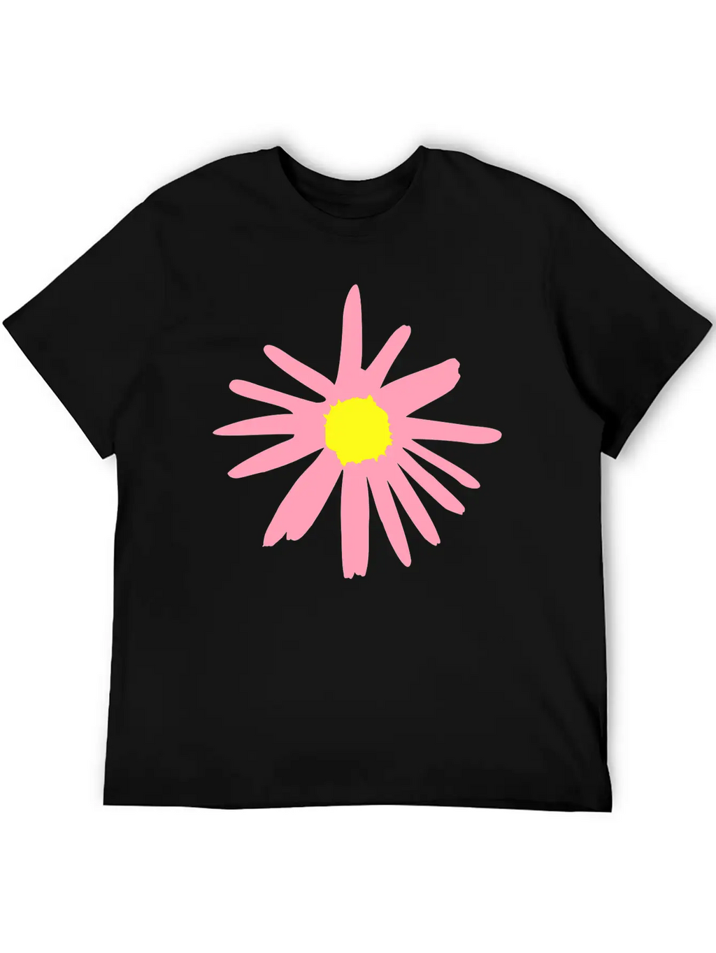 Flower, Daisy Breathable Soft Cotton T-Shirt – Timeless Casual Look