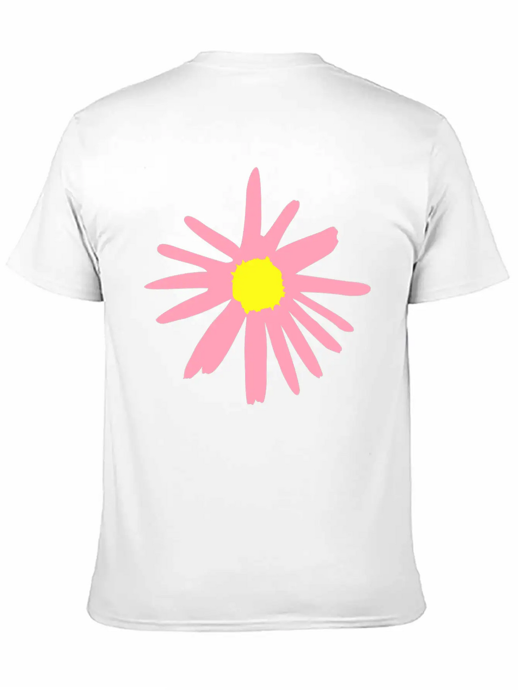 Flower, Daisy Breathable Soft Cotton T-Shirt – Timeless Casual Look
