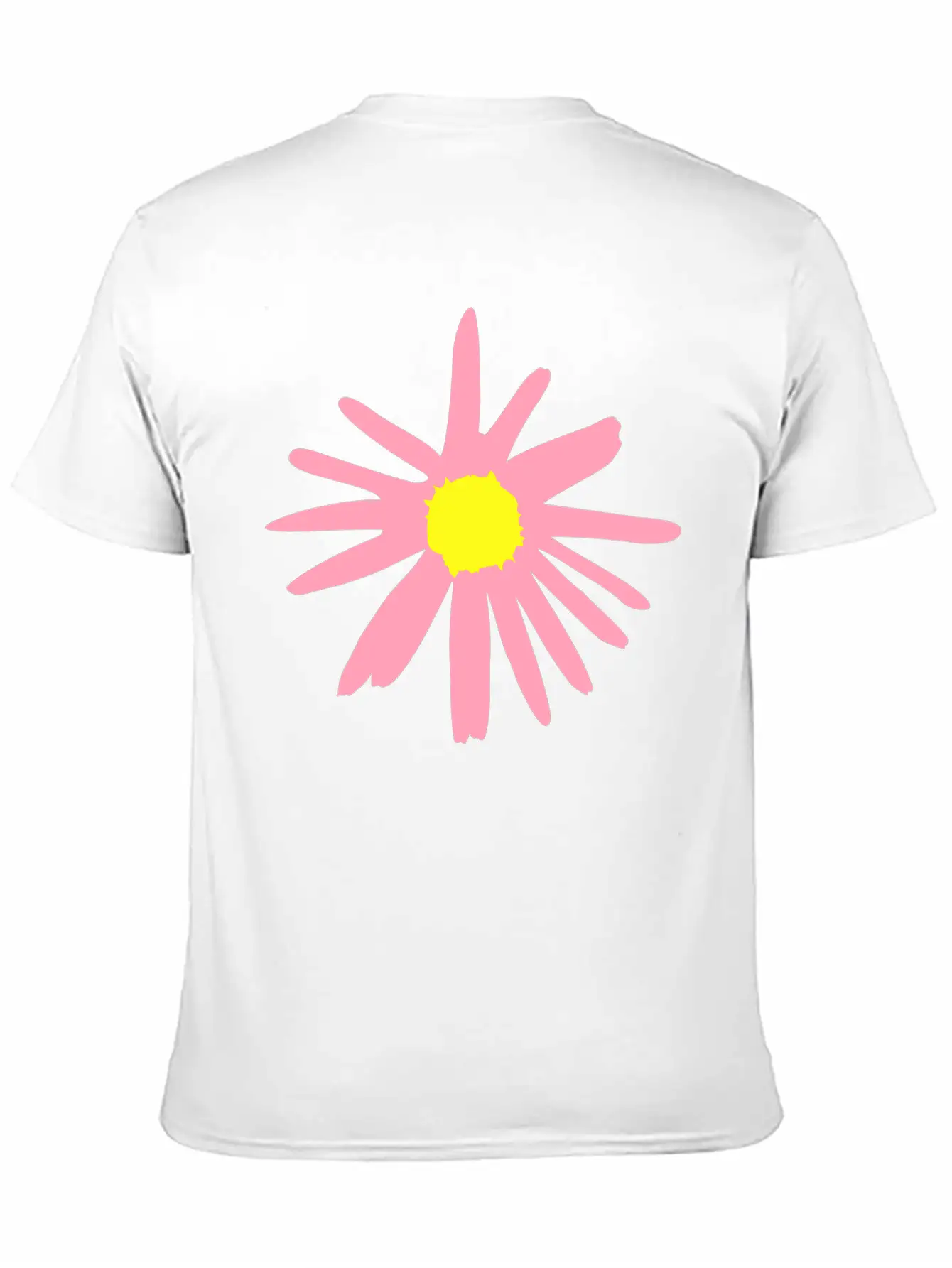 Flower, Daisy Breathable Soft Cotton T-Shirt – Timeless Casual Look