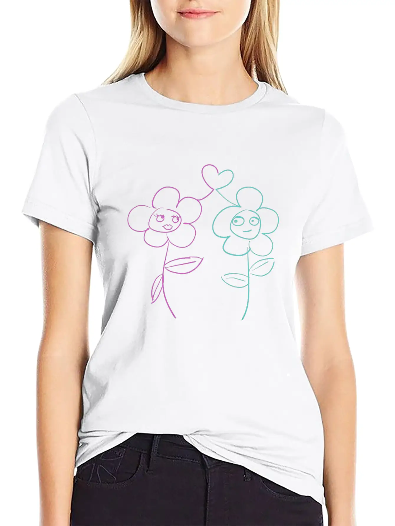 Flower Flowers Lovers Classic Cotton Tee – Unisex Comfort For Any Season