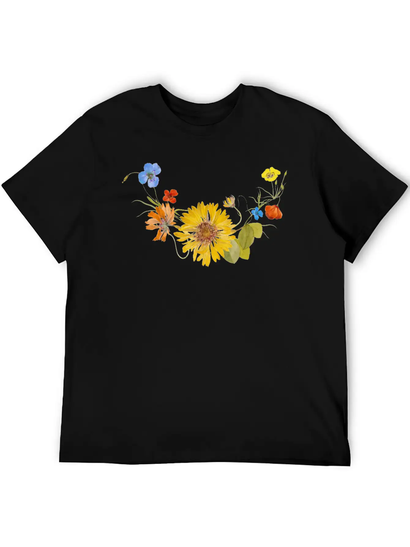 Flower Stylish Everyday T-Shirt – Unisex Basic Cotton Tee