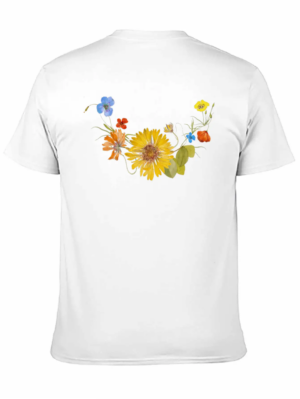 Flower Stylish Everyday T-Shirt – Unisex Basic Cotton Tee