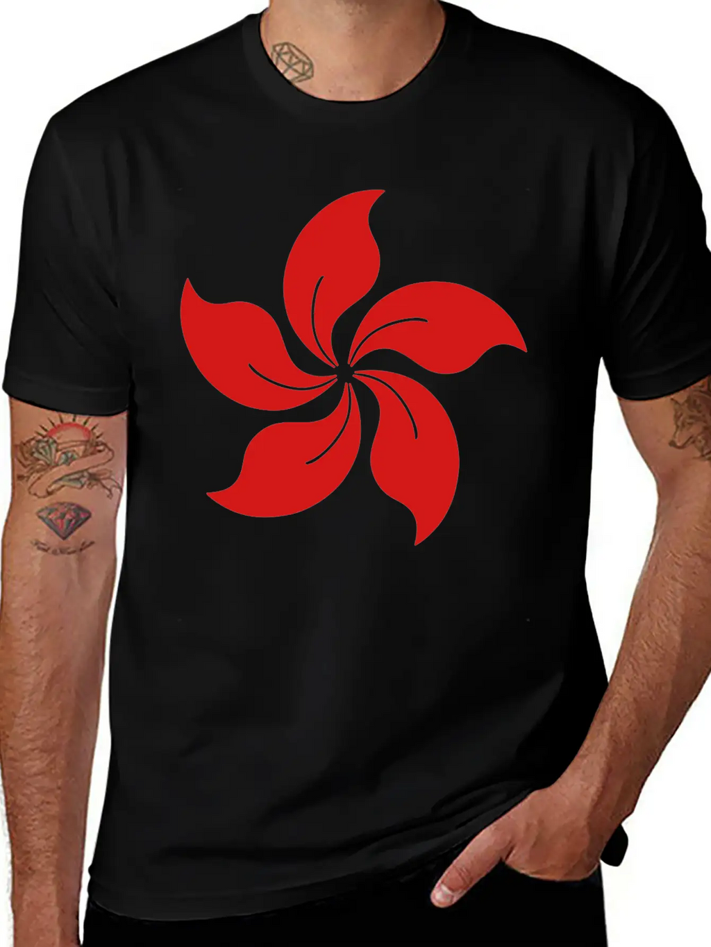 Flower Unisex Casual T-Shirt – Clean Design For Daily Comfort