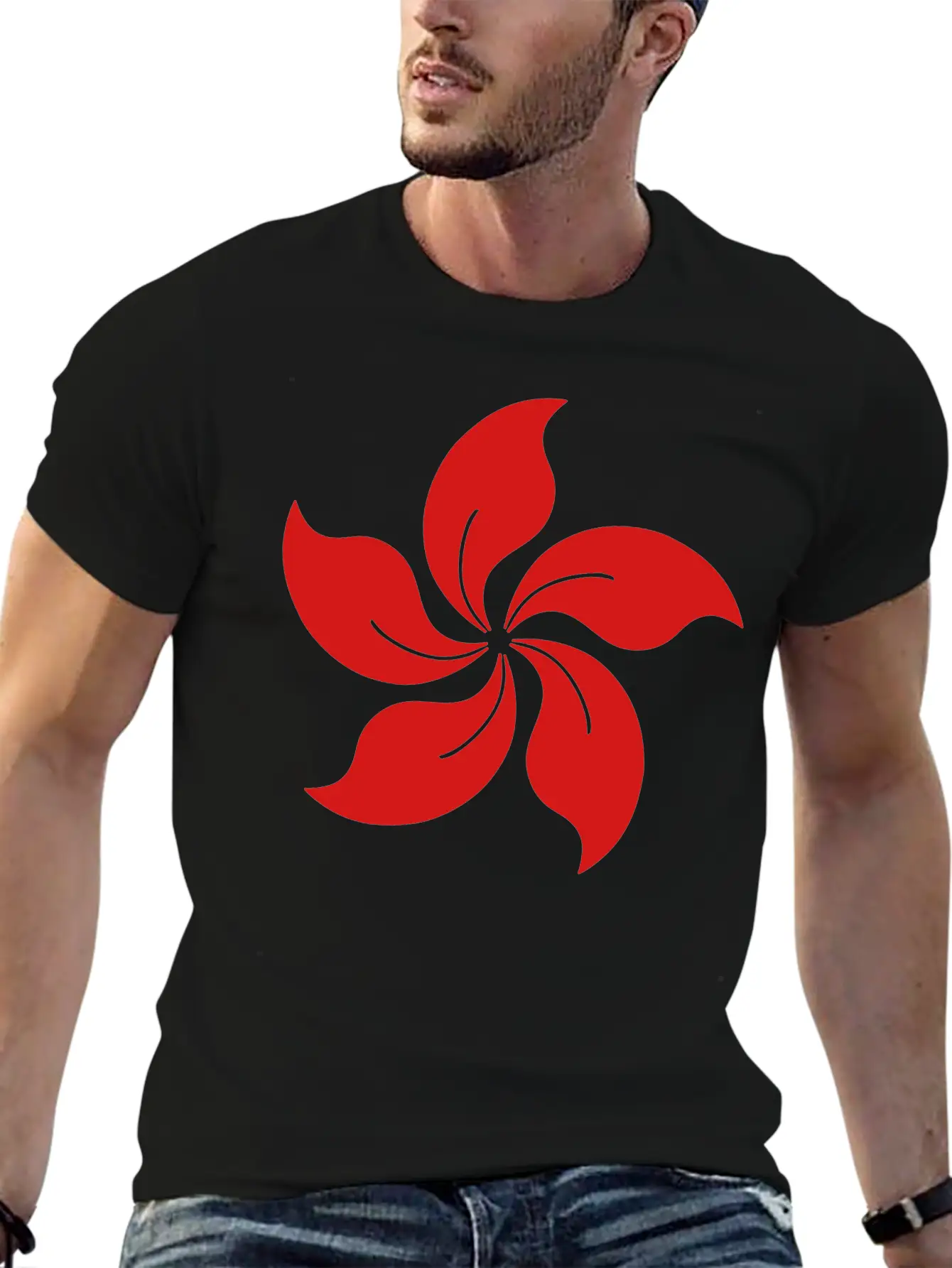 Flower Unisex Casual T-Shirt – Clean Design For Daily Comfort