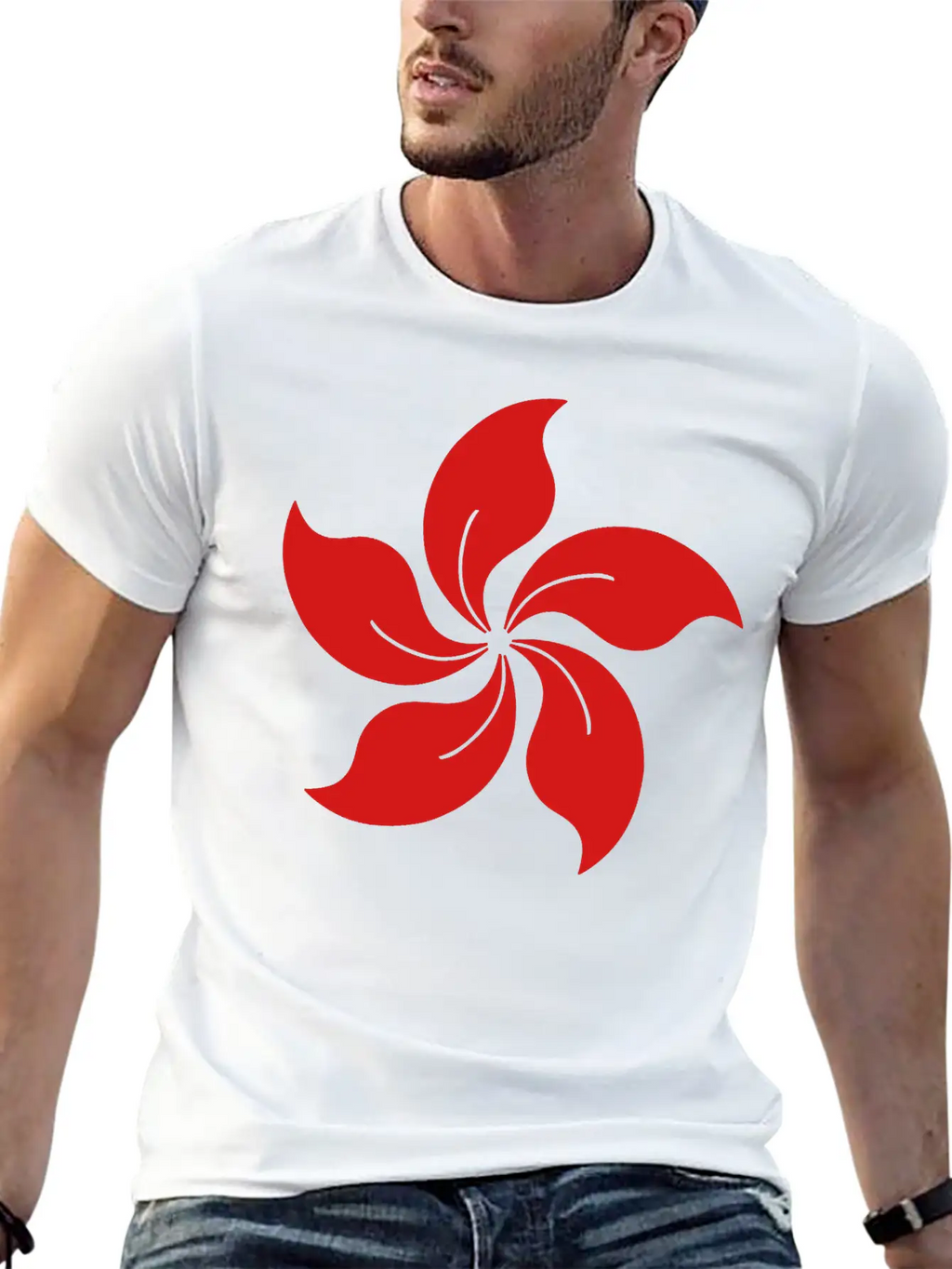 Flower Unisex Casual T-Shirt – Clean Design For Daily Comfort