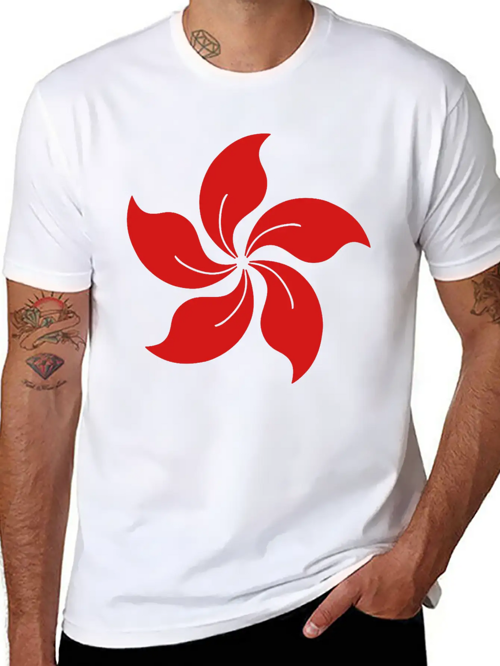 Flower Unisex Casual T-Shirt – Clean Design For Daily Comfort