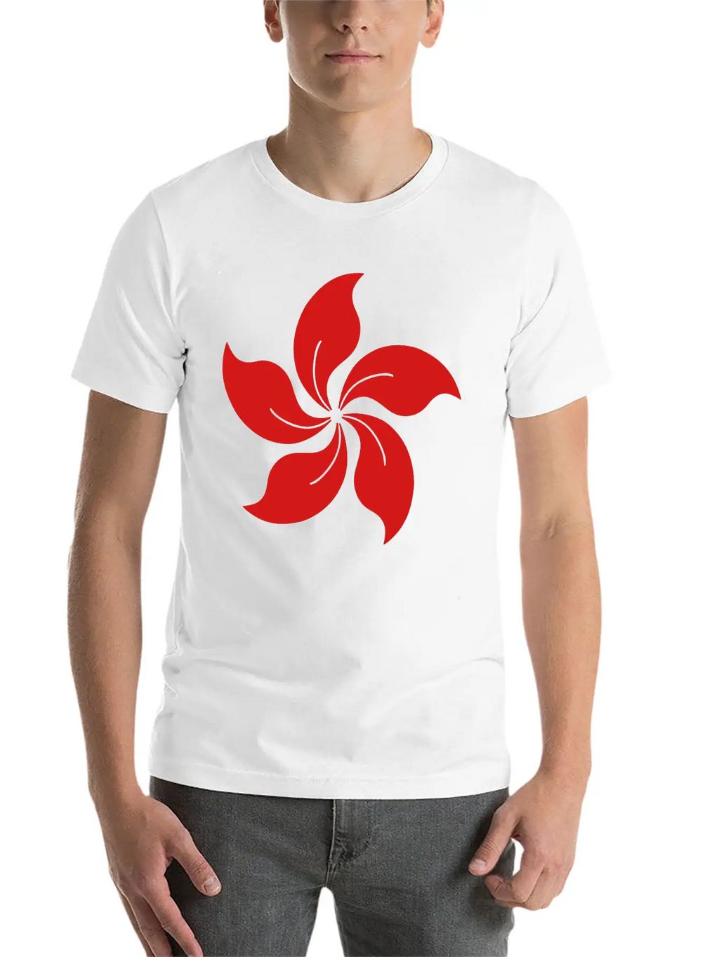 Flower Unisex Casual T-Shirt – Clean Design For Daily Comfort