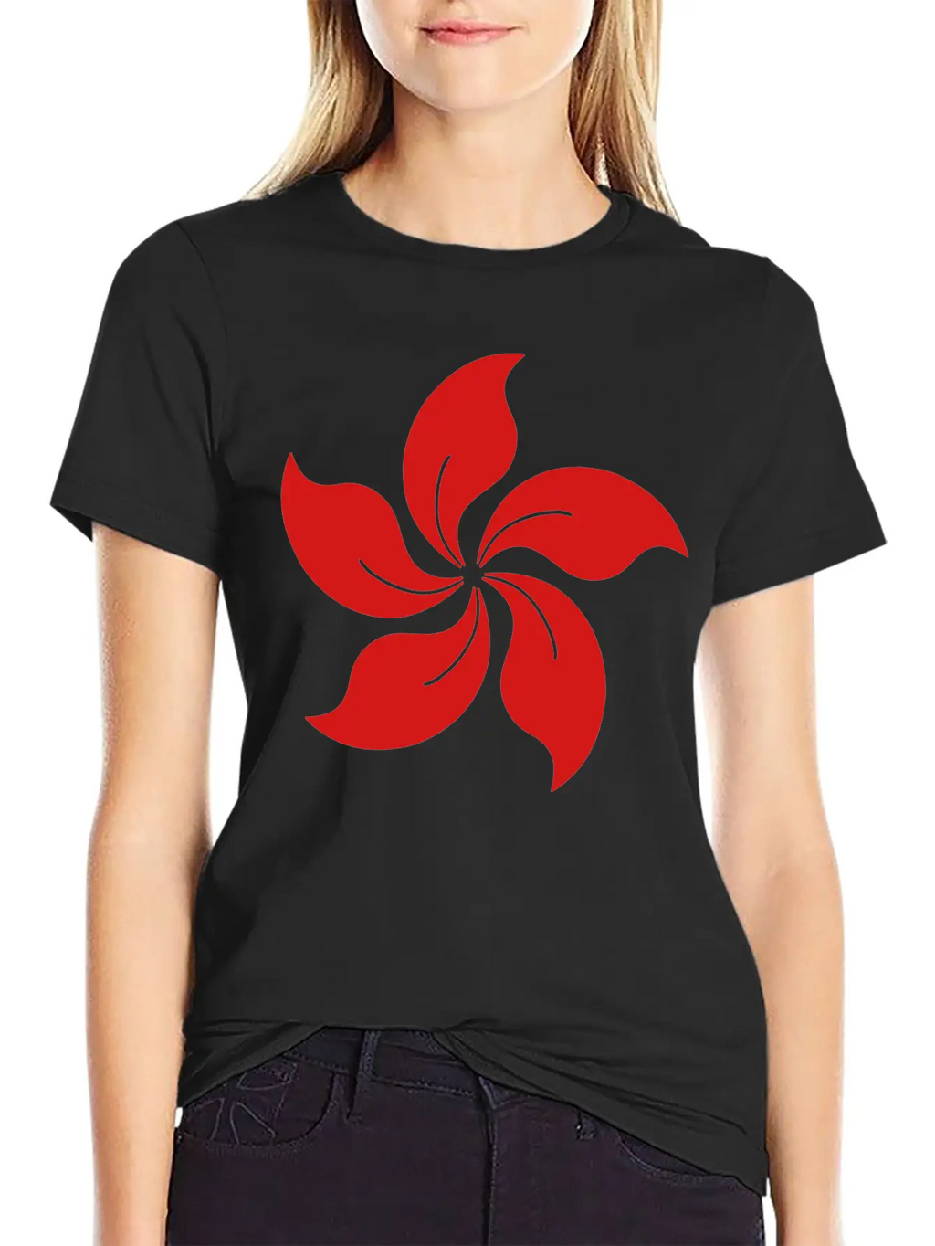 Flower Unisex Casual T-Shirt – Clean Design For Daily Comfort