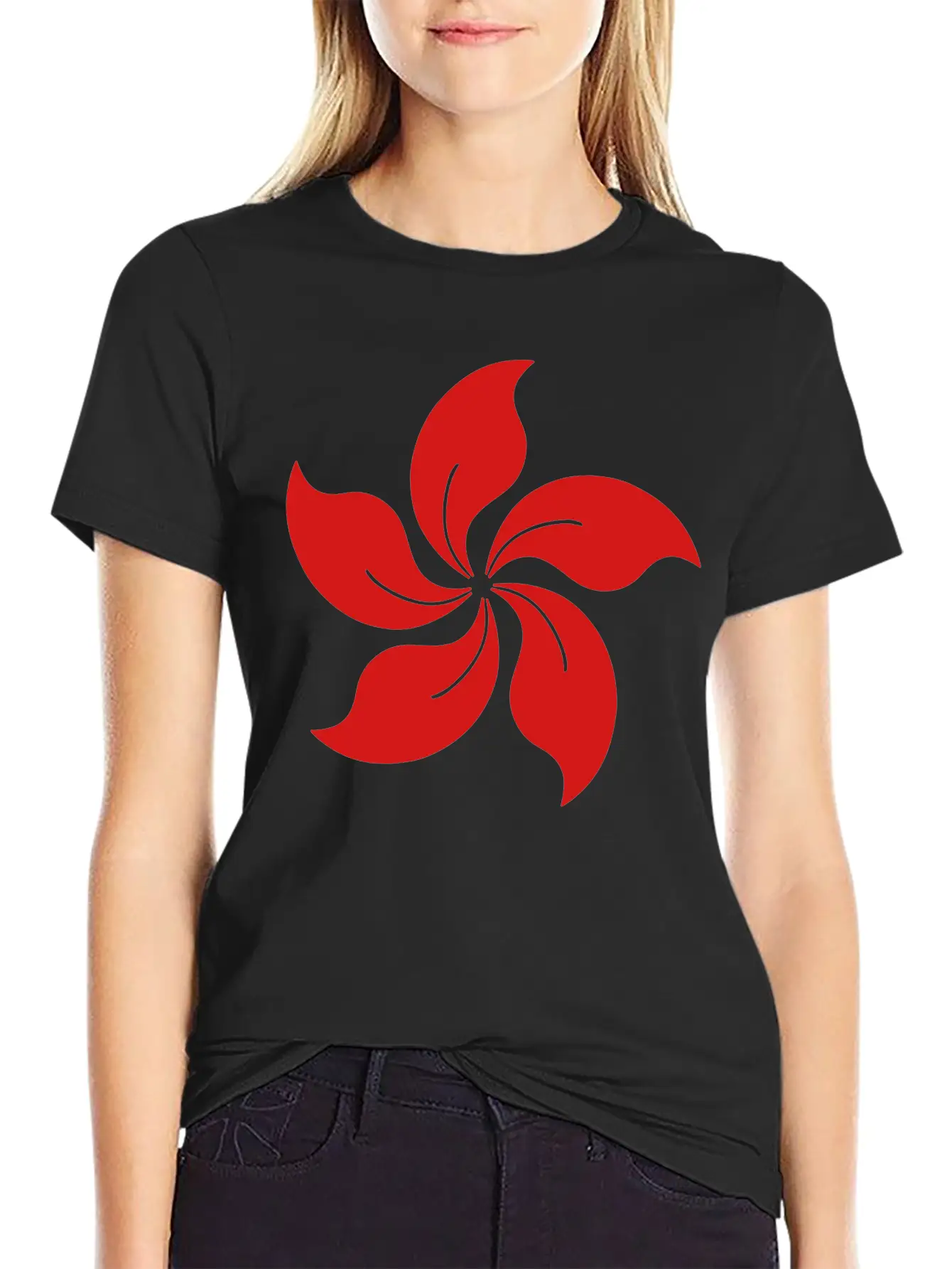 Flower Unisex Casual T-Shirt – Clean Design For Daily Comfort