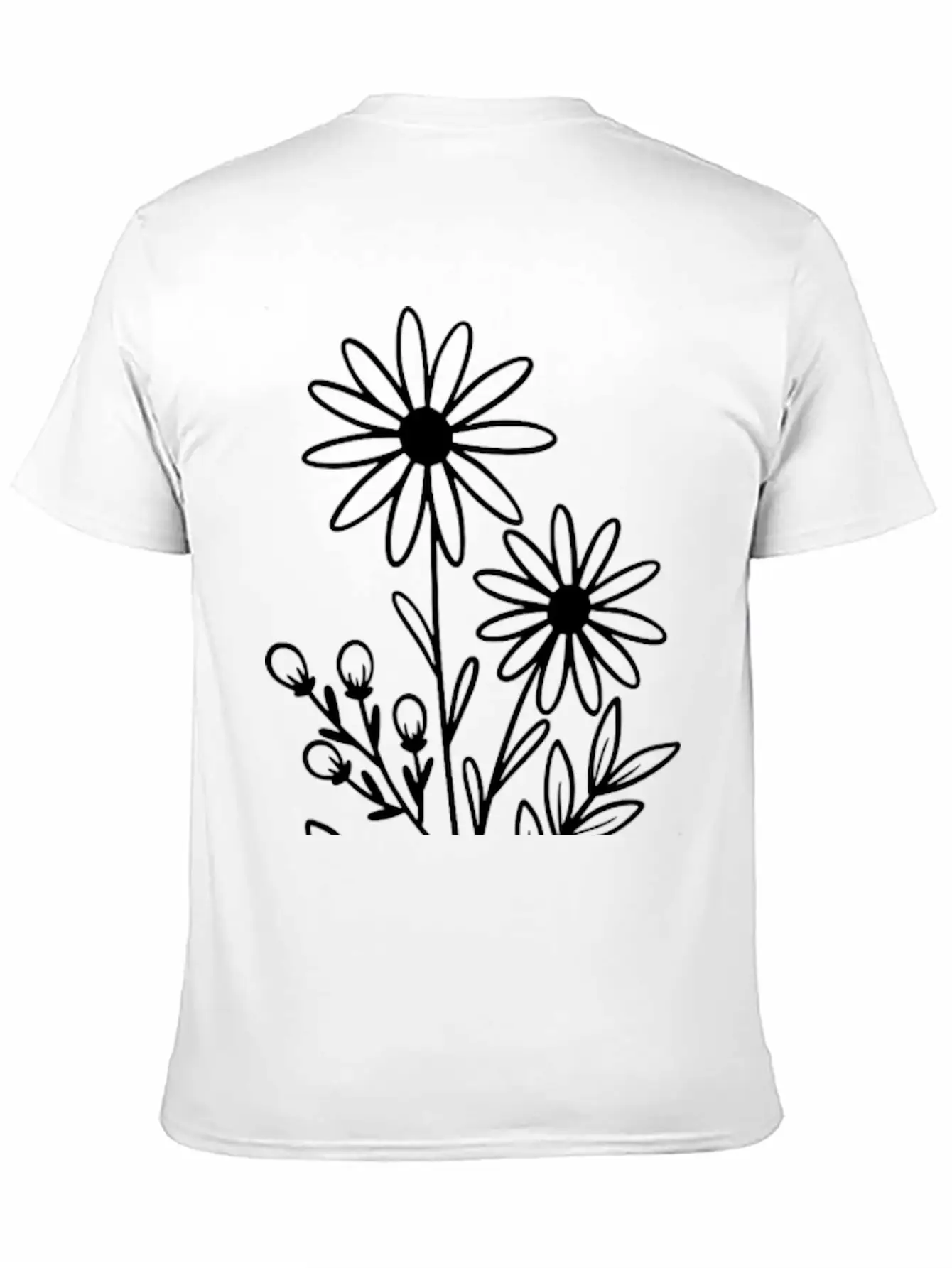Flowers Basic Graphic T-Shirt – Daily Comfort In Soft Cotton