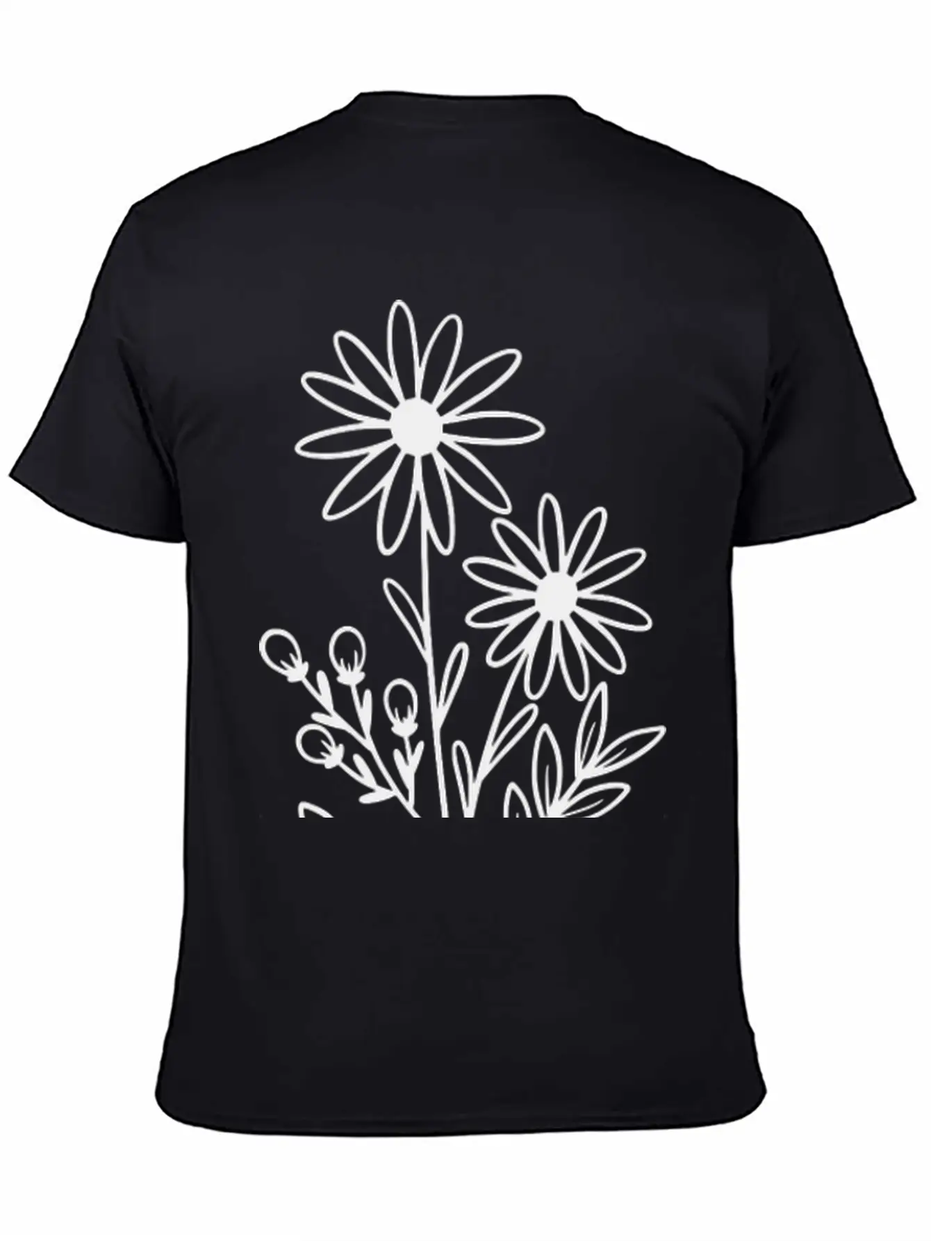 Flowers Basic Graphic T-Shirt – Daily Comfort In Soft Cotton
