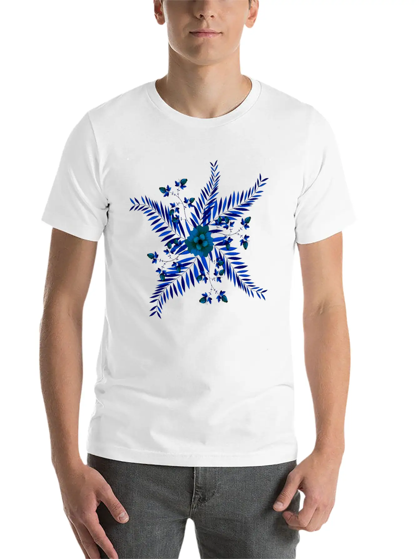 Flowers Classic Cotton Tee – Unisex Comfort For Any Season