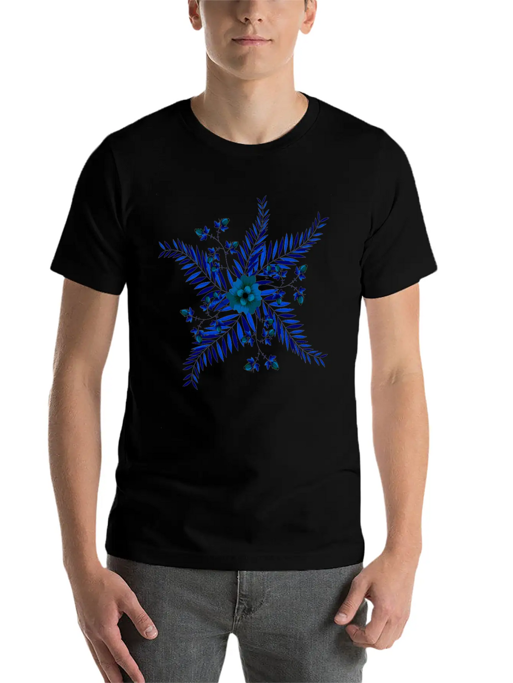 Flowers Classic Cotton Tee – Unisex Comfort For Any Season