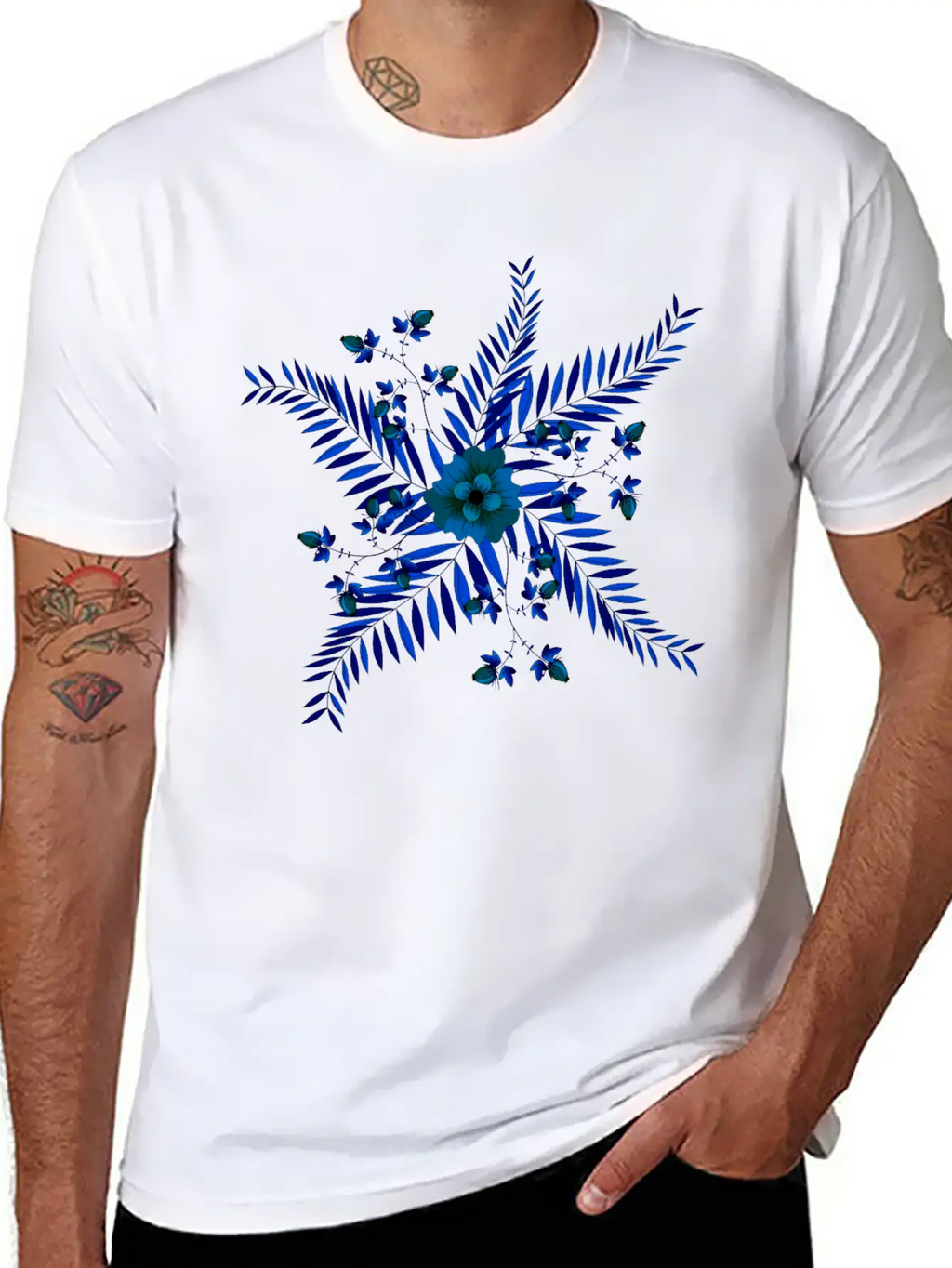 Flowers Classic Cotton Tee – Unisex Comfort For Any Season