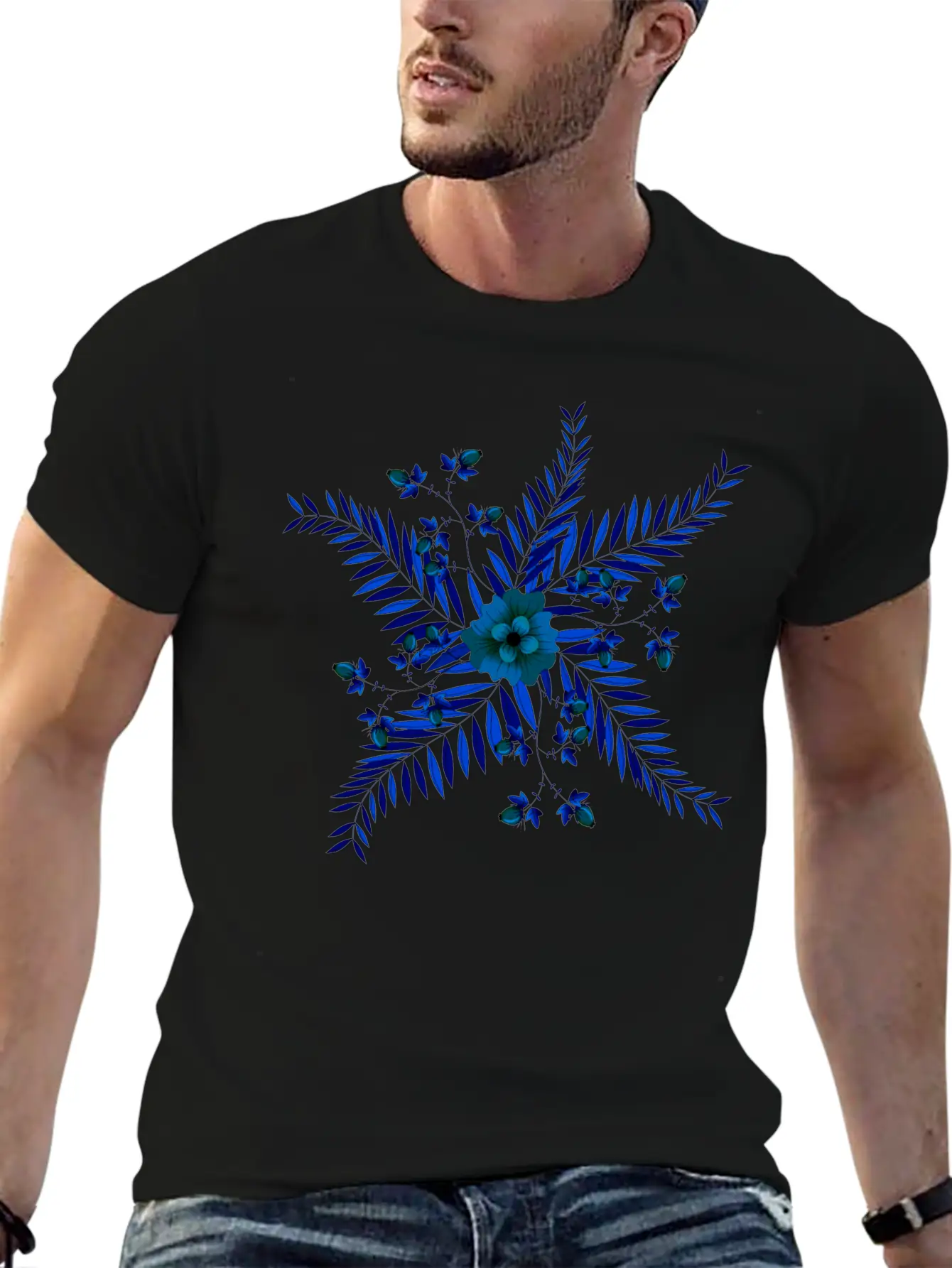 Flowers Classic Cotton Tee – Unisex Comfort For Any Season