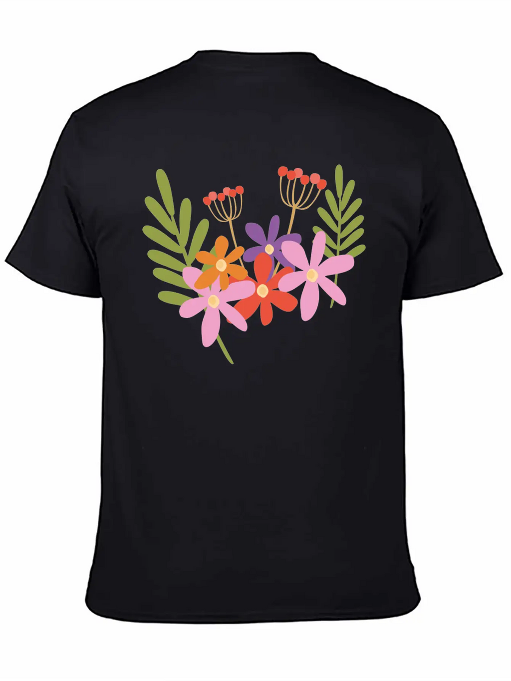 Flowers In Spring Relaxed Everyday Tee – Lightweight And Durable Cotton