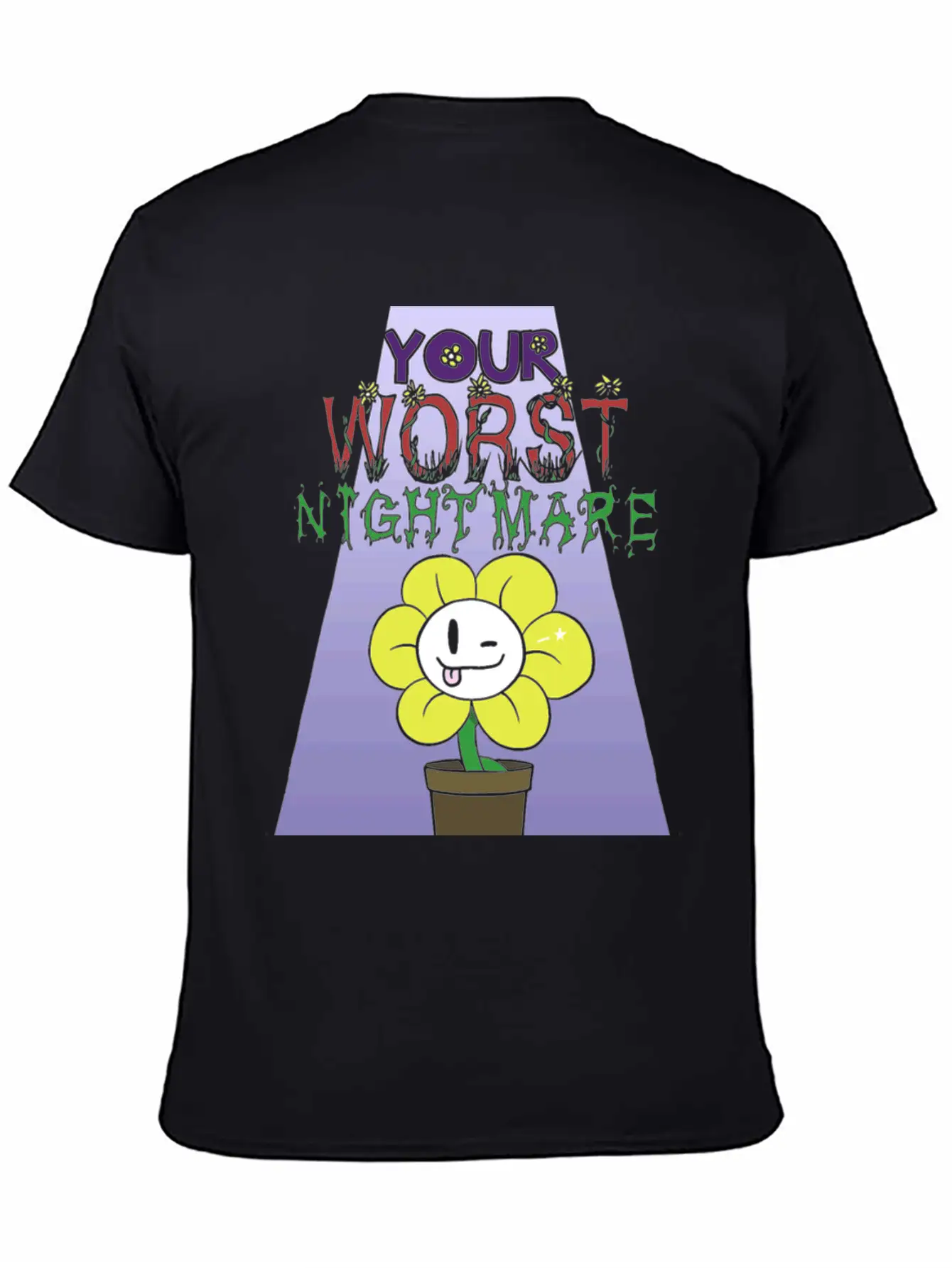 Flowey Is Your Worst Nightmare Stylish Everyday T-Shirt – Unisex Basic Cotton Tee