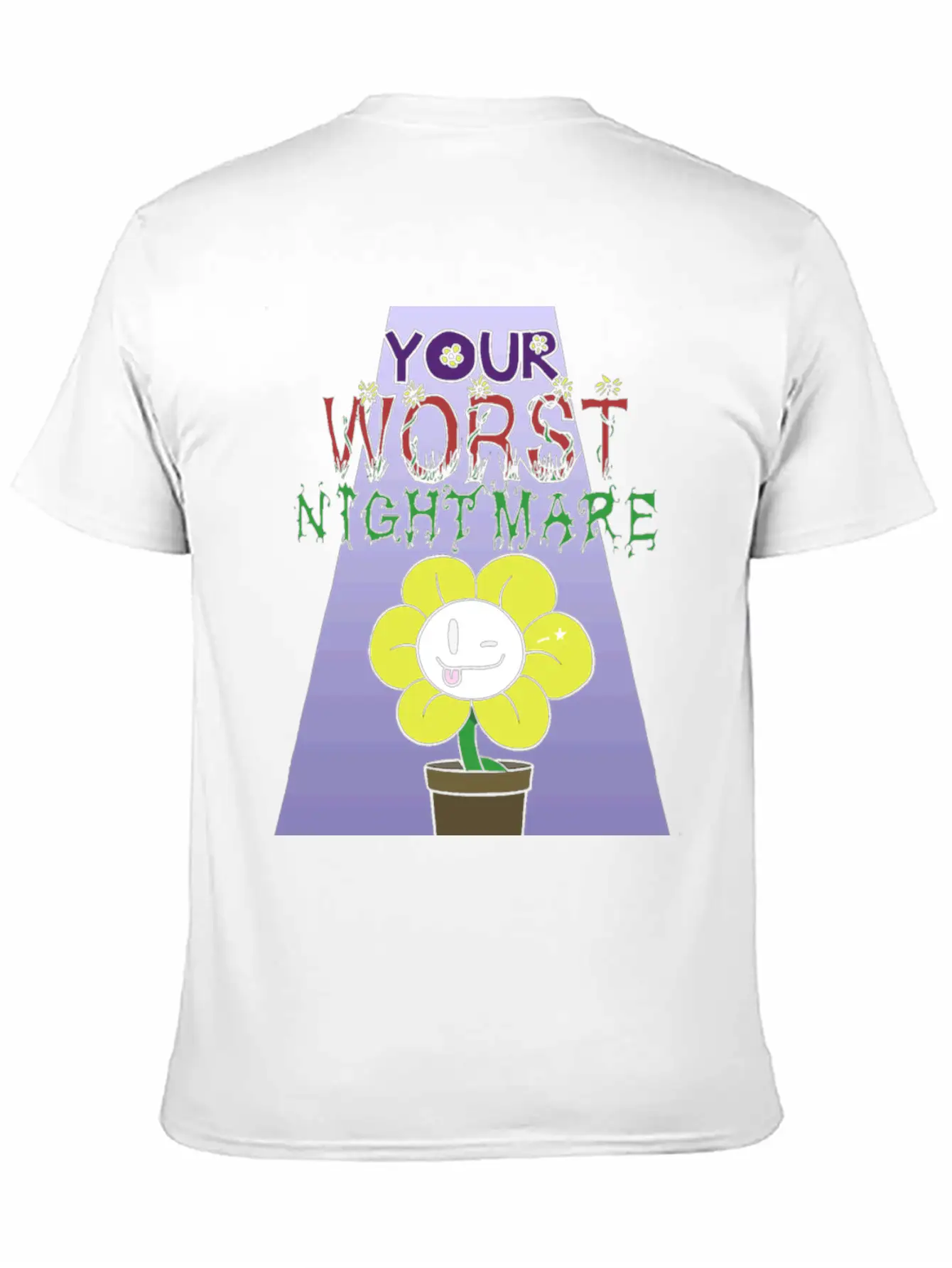 Flowey Is Your Worst Nightmare Stylish Everyday T-Shirt – Unisex Basic Cotton Tee