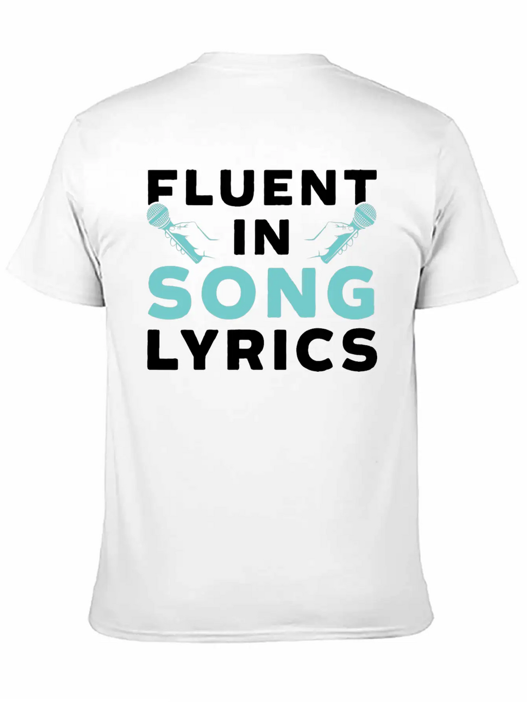 Fluent In Song Lyrics Timeless Short Sleeve Tee – Comfy And Minimalist Design