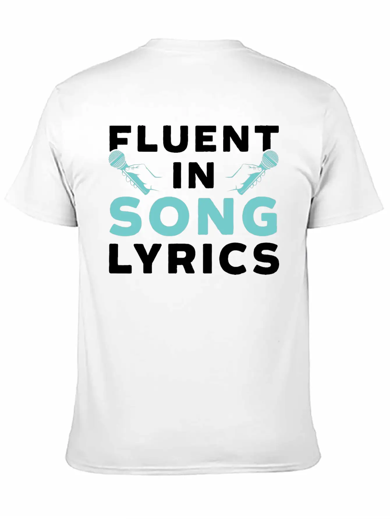 Fluent In Song Lyrics Timeless Short Sleeve Tee – Comfy And Minimalist Design