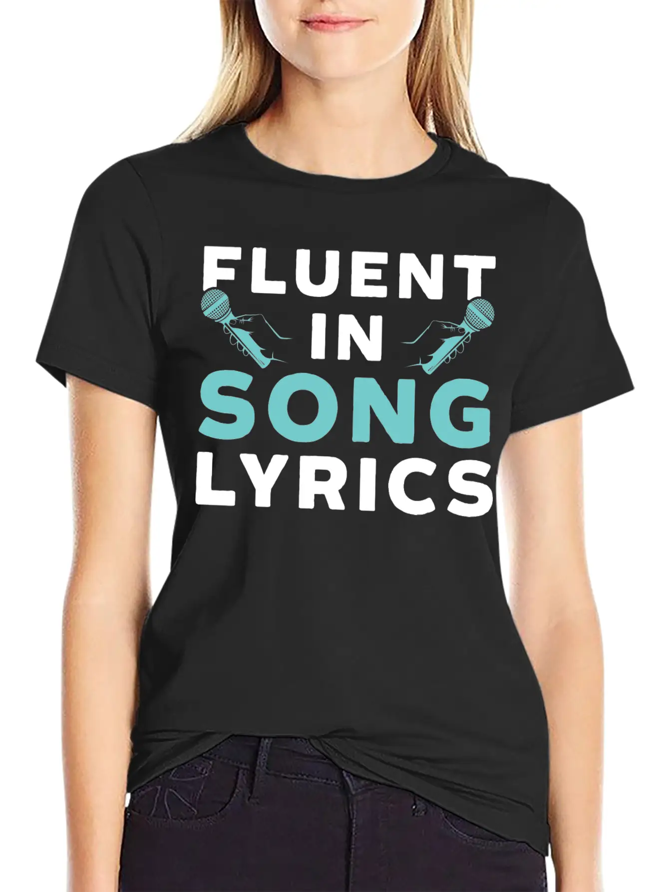 Fluent In Song Lyrics Timeless Short Sleeve Tee – Comfy And Minimalist Design