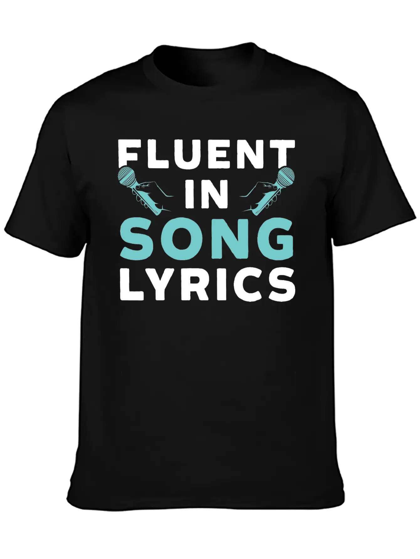 Fluent In Song Lyrics Timeless Short Sleeve Tee – Comfy And Minimalist Design