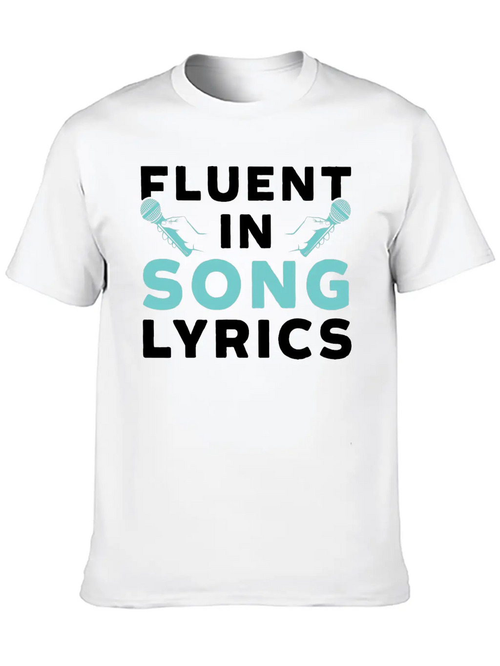 Fluent In Song Lyrics Timeless Short Sleeve Tee – Comfy And Minimalist Design