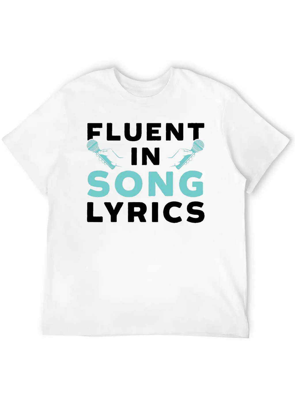 Fluent In Song Lyrics Timeless Short Sleeve Tee – Comfy And Minimalist Design