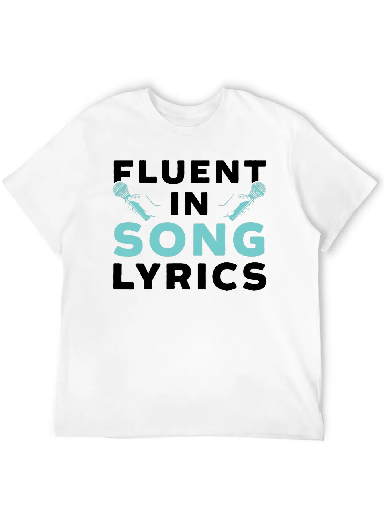 Fluent In Song Lyrics Timeless Short Sleeve Tee – Comfy And Minimalist Design