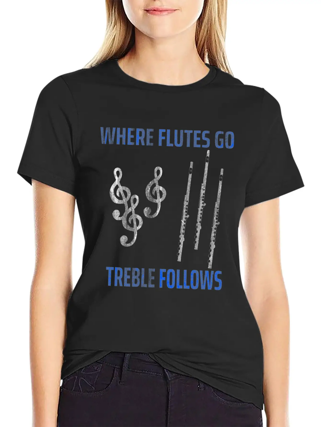 Flute Music Basic Graphic T-Shirt – Daily Comfort In Soft Cotton