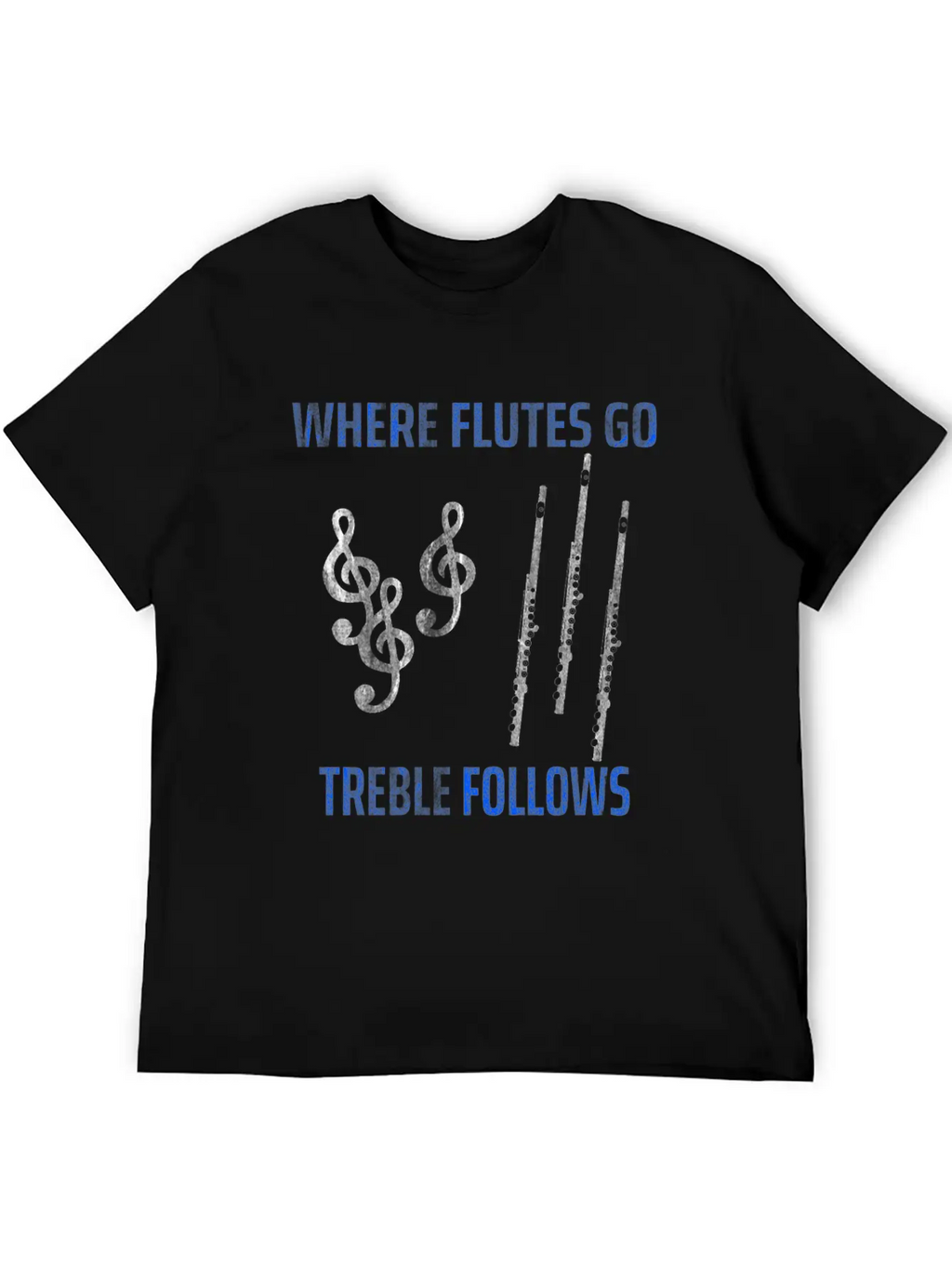 Flute Music Basic Graphic T-Shirt – Daily Comfort In Soft Cotton