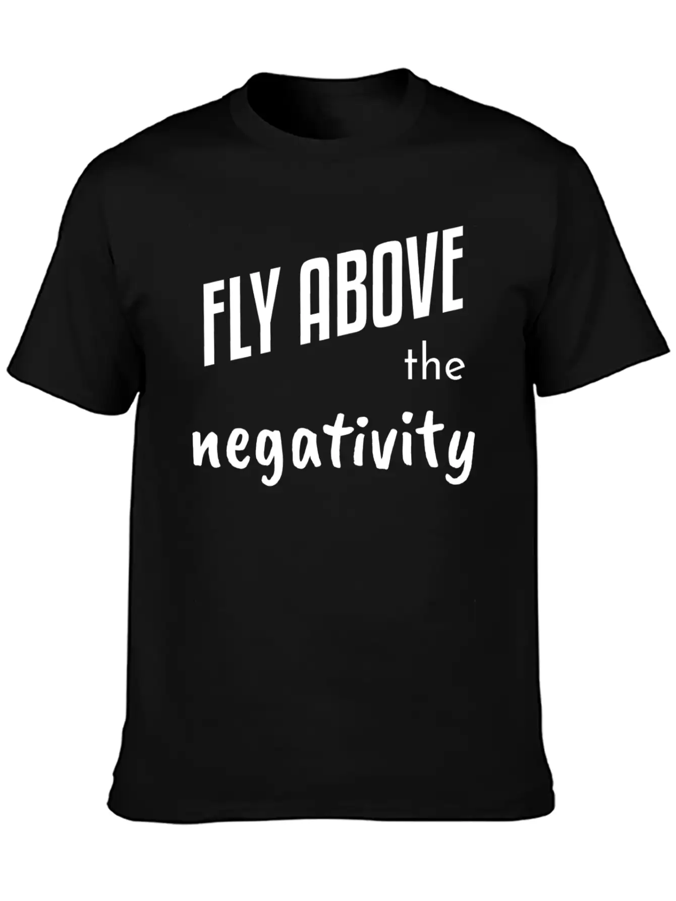 Fly Above Negativity Mindfulness Spiritual Classic Cotton Tee – Unisex Comfort For Any Season