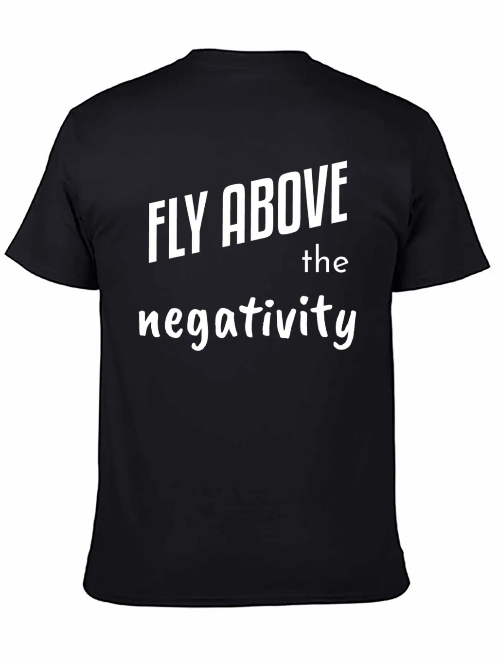 Fly Above Negativity Mindfulness Spiritual Classic Cotton Tee – Unisex Comfort For Any Season