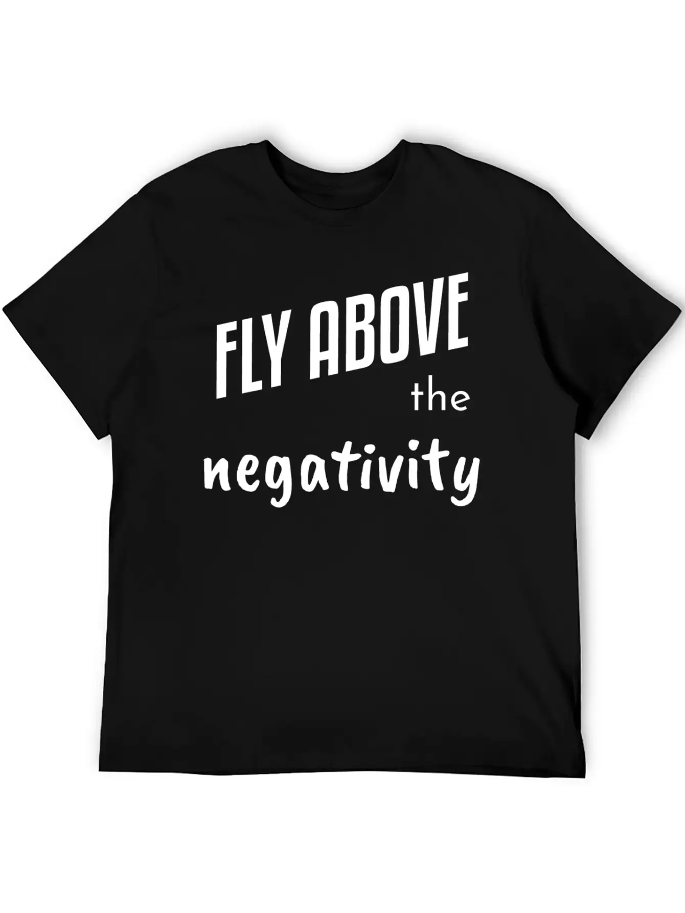 Fly Above Negativity Mindfulness Spiritual Classic Cotton Tee – Unisex Comfort For Any Season