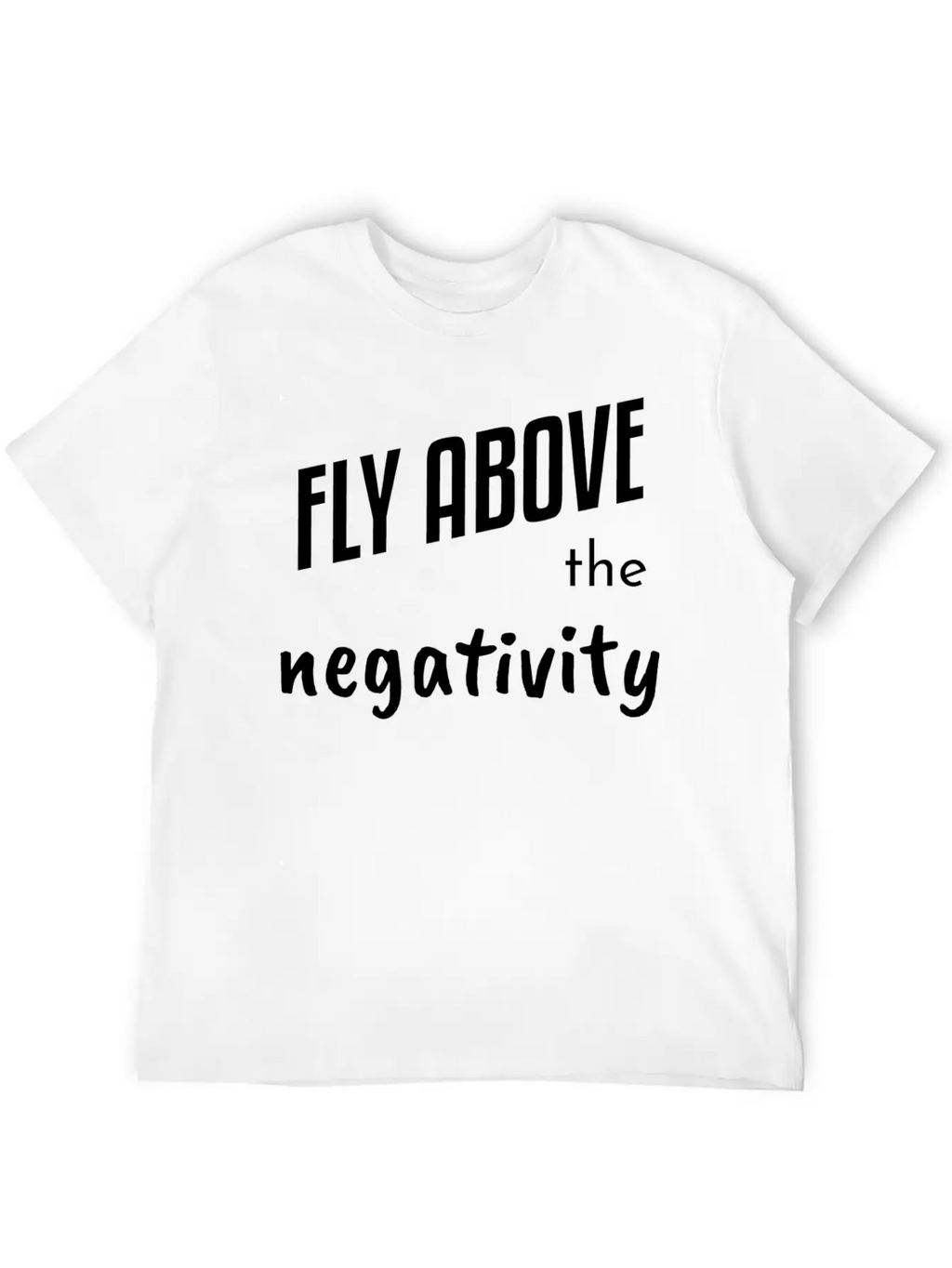 Fly Above Negativity Mindfulness Spiritual Classic Cotton Tee – Unisex Comfort For Any Season