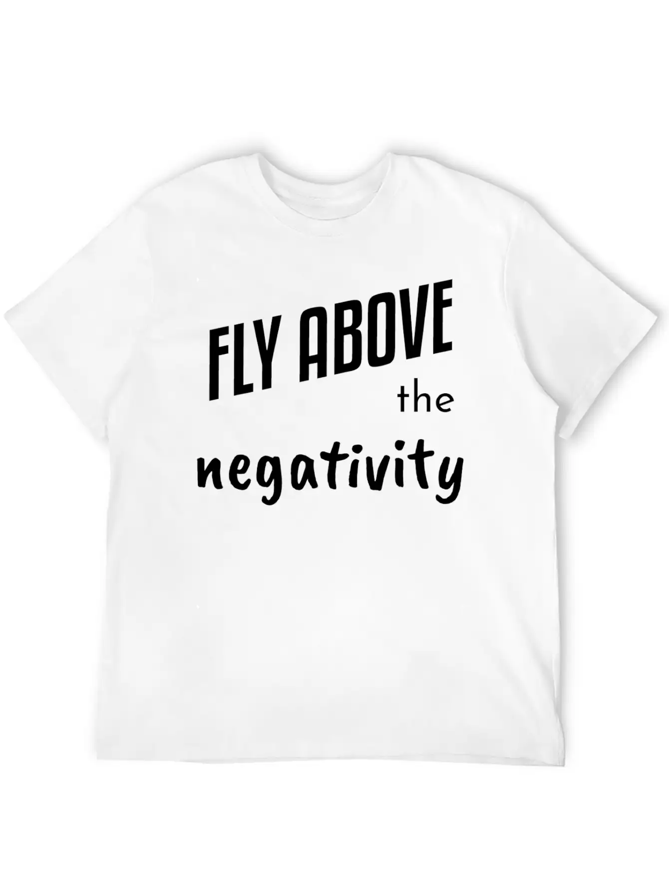 Fly Above Negativity Mindfulness Spiritual Classic Cotton Tee – Unisex Comfort For Any Season