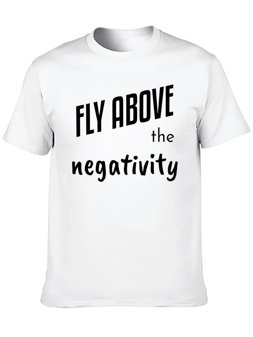 Fly Above Negativity Mindfulness Spiritual Classic Cotton Tee – Unisex Comfort For Any Season