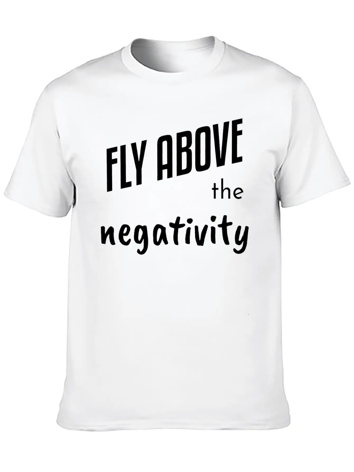 Fly Above Negativity Mindfulness Spiritual Classic Cotton Tee – Unisex Comfort For Any Season