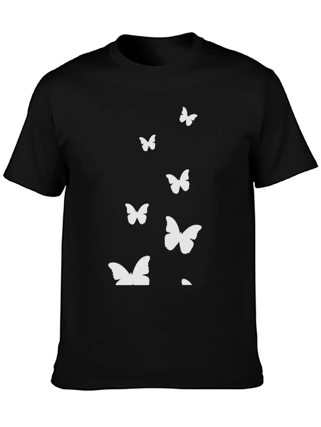 Flying Butterflies Breathable Graphic T-Shirt – Perfect For Casual Days