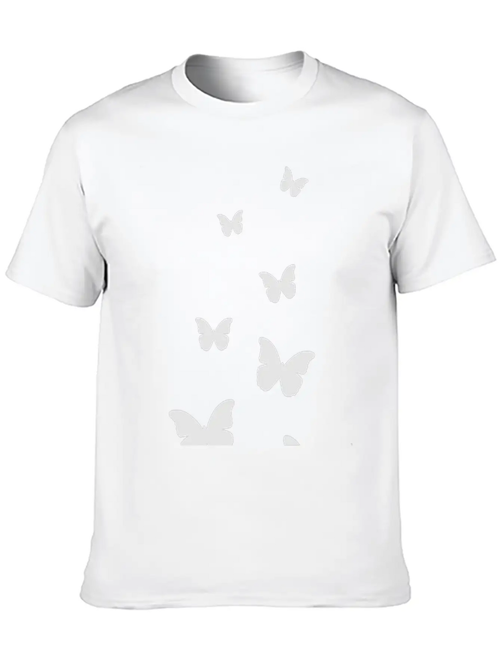 Flying Butterflies Breathable Graphic T-Shirt – Perfect For Casual Days
